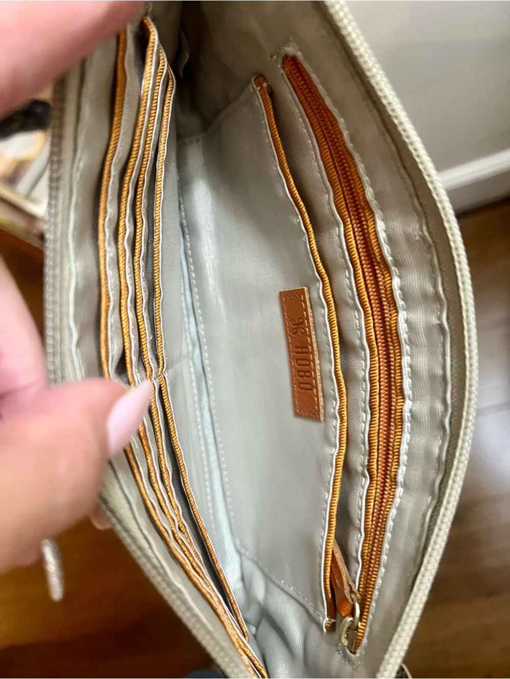 HOBO Snake Print Wristlet Wallet/Clutch